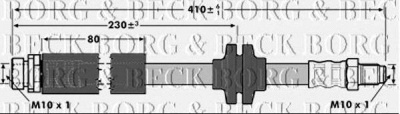 BORG & BECK bbh7293 -  Тормозной шланг